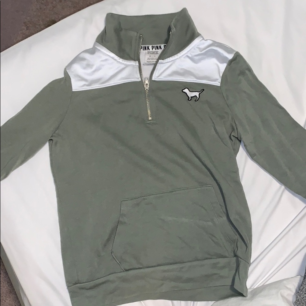 PINK QUARTER ZIP
